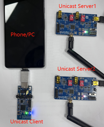 Unicast scenario 1 environment setup