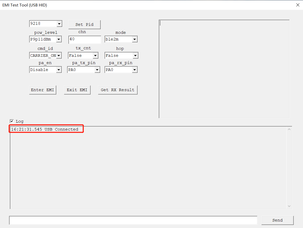 Open the emi_test_hid_tool