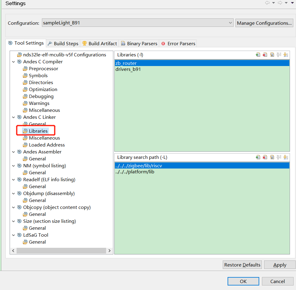 Library files and paths